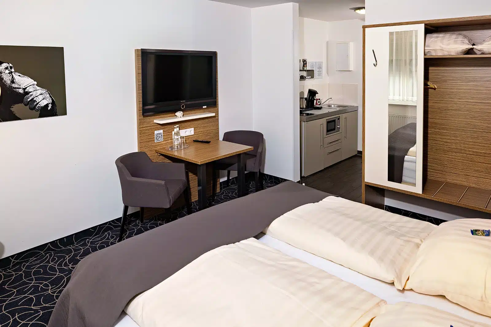 Die Kategorie Classic im Haus Julius, DZ Schlafzimmer.