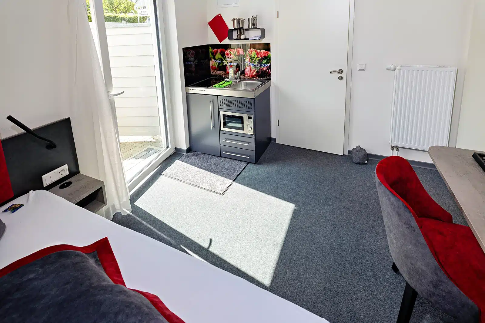 Haus Leo, Blick auf den Fernseher