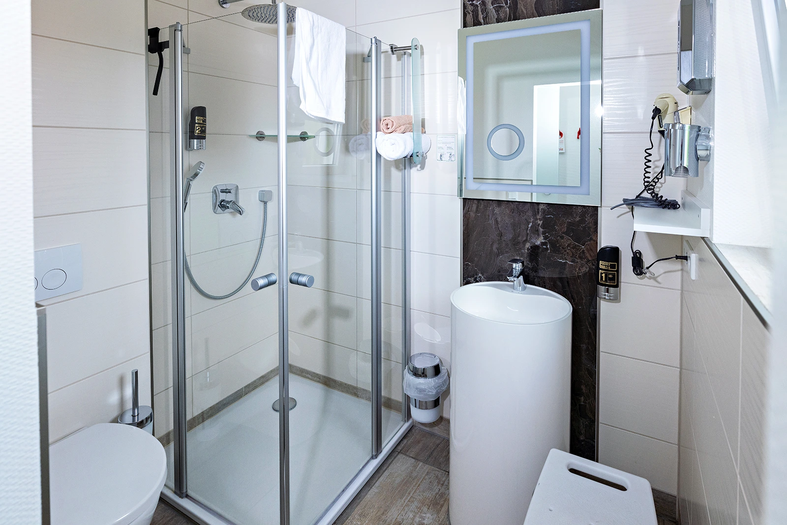 Schönes Badezimmer im Haus Marius